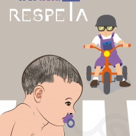 "La vía es de todos, respeta". Cartel DGT / Festival MULAFEST