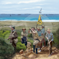 Legionarios en el Desembarco de Alhucemas 1925