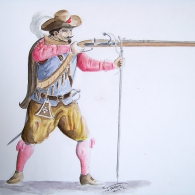 Mosquetero. Tercio de Flandes
